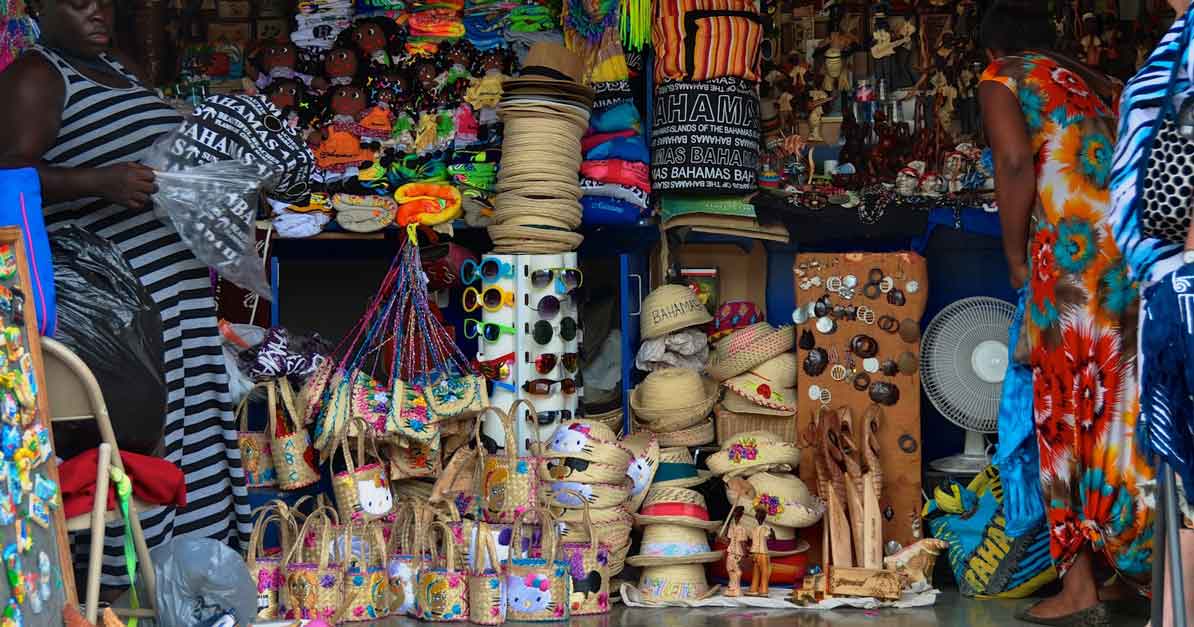 Mercato della paglia Straw-market-nassau-bahamas