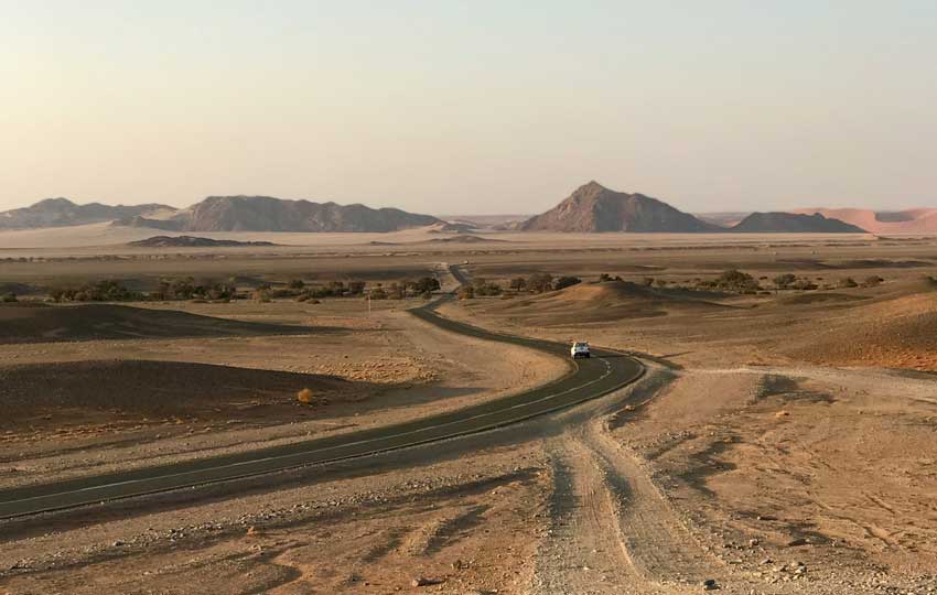 Arrivare alla Dune di Sossusvlei in Namibia