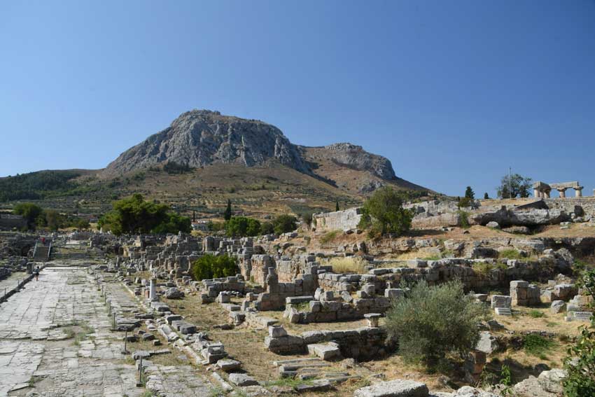 Scavi archeologici citta di Corinto