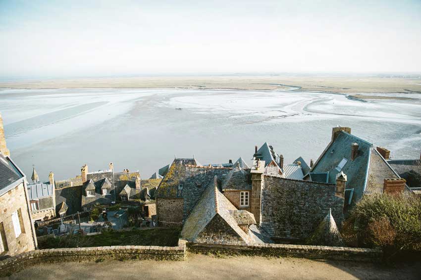 veduta da Mont Saint-Michel